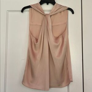 Ann Taylor Blush Sleeveless Blouse